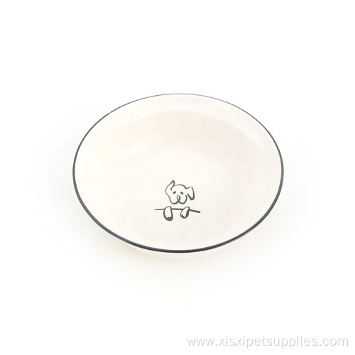 Pet Drink Food Ceramic Bowl For Cat Dog